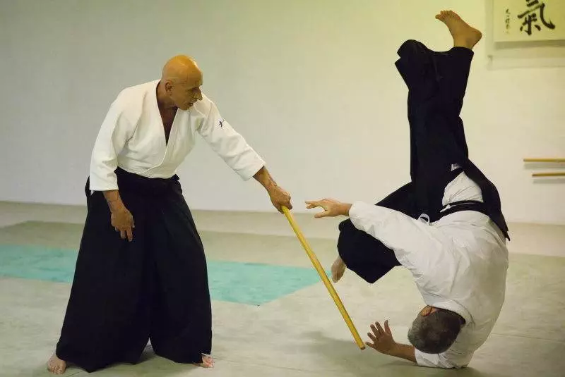 Aikido Training mit Schwert